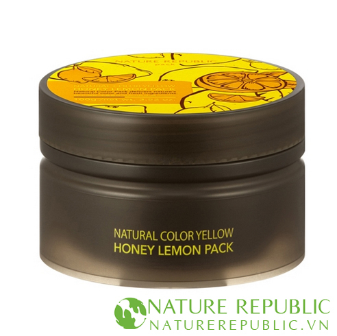 Mặt nạ thiên nhiên chiết xuất từ mật ong và chanh Natural Color Yellow Honey Lemon Pack