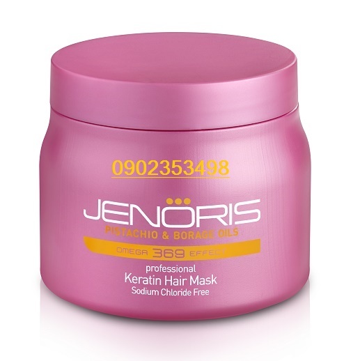 Mặt nạ ủ phục hồi tóc hư tổn Jenoris Keratin Hair Mask - 500ml