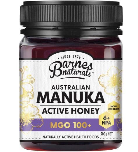 Mật ong Barnes Naturals Australian Manuka Honey 500g MGO 100+