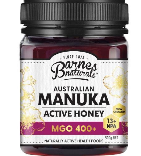 Mật ong Manuka Úc Barnes Naturals Australian Manuka Honey 500g MGO 400+