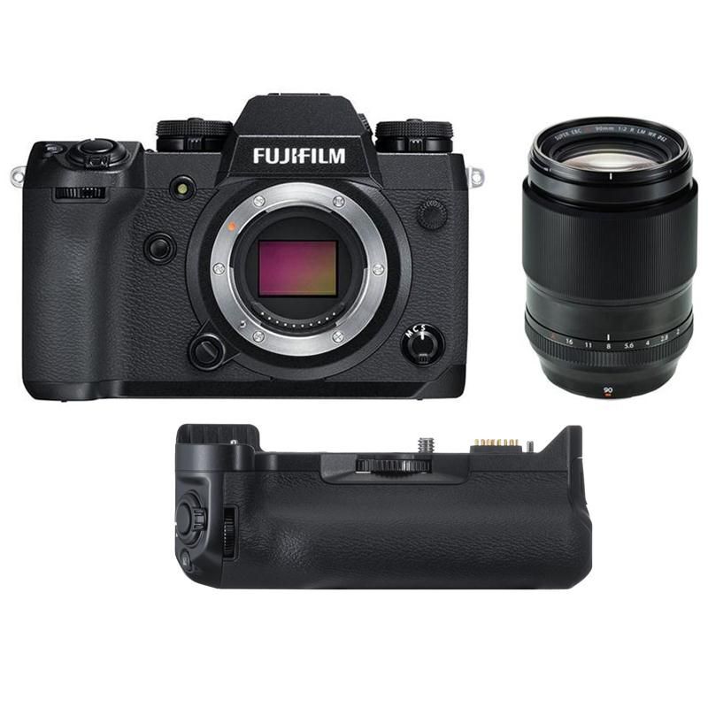 Máy ảnh DSLR Fujifilm X-H1 Grip + 90mm