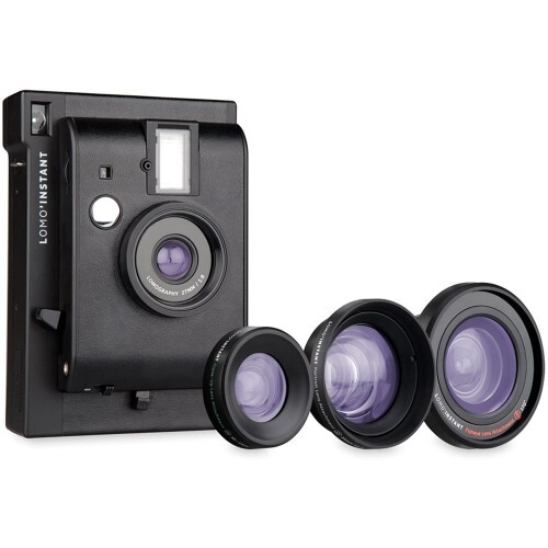 Máy ảnh Lomography Lomo Instant + 3 lens (Đen/Trắng)