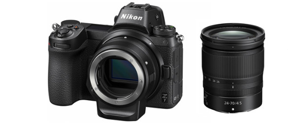 Máy ảnh Nikon Z7 kit 24-70mm F4 S + ngàm chuyển FTZ