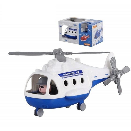 Máy bay trực thăng cảnh sát Alpha đồ chơi Polesie Toys