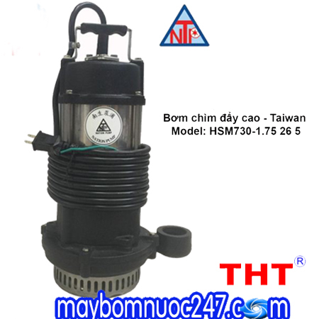 Máy bơm chìm đẩy cao NTP HSM730-1.75 26 5 1HP