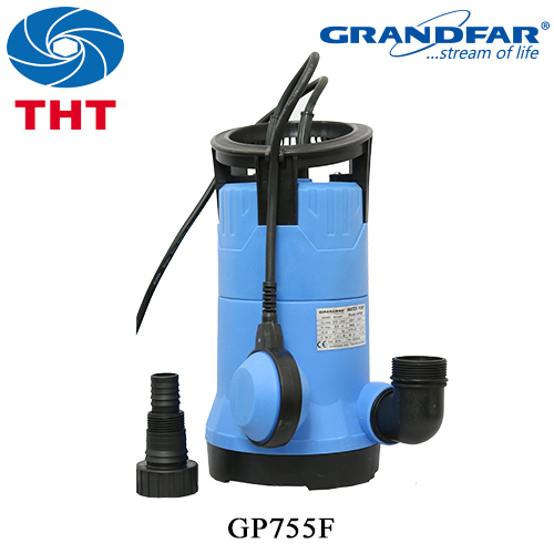 Máy bơm chìm hút nước thải GRANDFAR GP755F 0.75KW