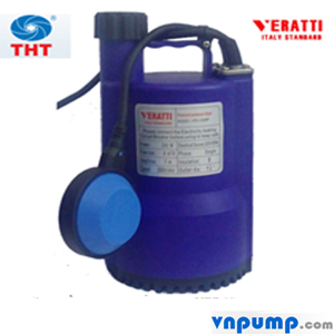 Máy bơm chìm nhựa có phao Veratti VRm 150B 150W