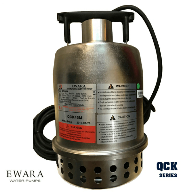 Máy bơm nước thải Ewara QCK 200M - 1.5KW