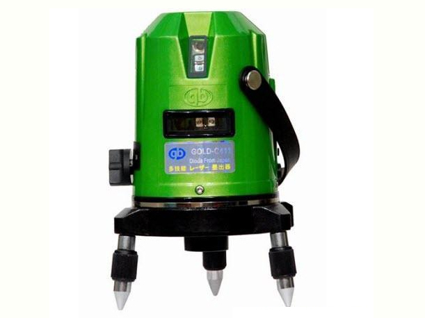 Máy cân mực laser 5 tia xanh Gold G411