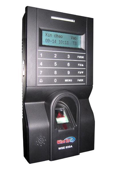 Máy chấm công vân tay, thẻ cảm ứng và kiểm soát cửa Wise Eye WSE-850A