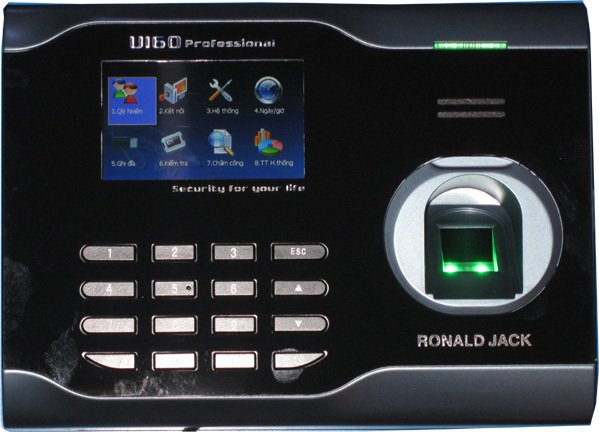 Máy chấm công vân tay và thẻ cảm ứng Ronald Jack U160 (U-160)