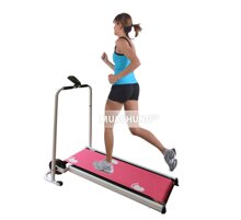 Máy chạy bộ Mini Folding Fitness Walking Machine - màu hồng/ xanh ...