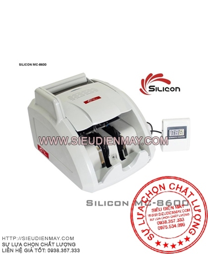 Máy đếm tiền phát hiện tiền giả Silicon MC-8600