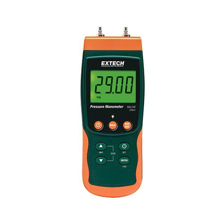Máy đo chênh áp và ghi dữ liệu Extech SDL720