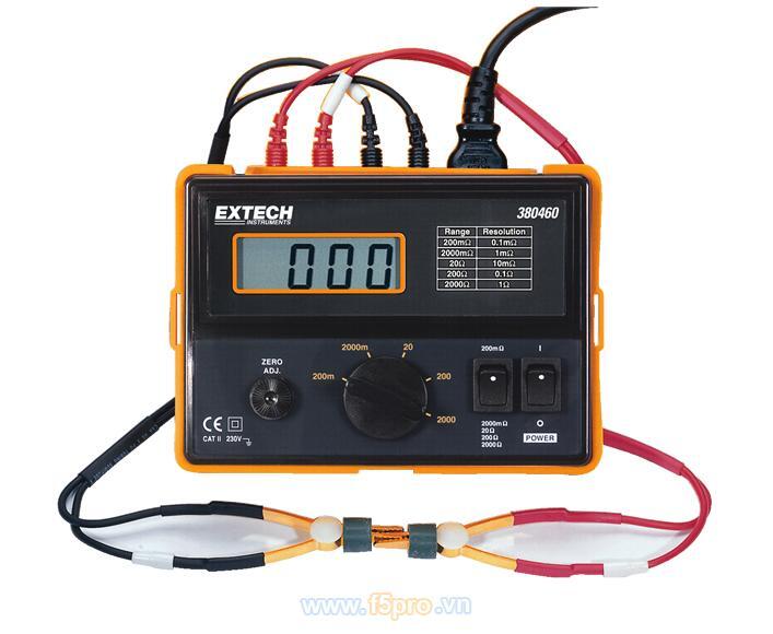 Máy đo điện trở chính xác cầm tay Extech 380460