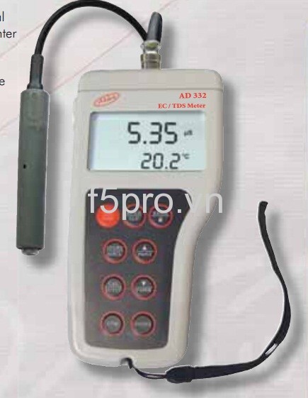 Máy đo độ dẫn/TDS/ nhiệt độ cầm tay Adwa AD332