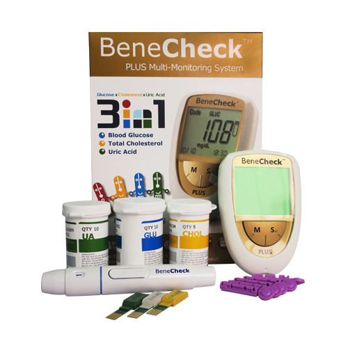Máy đo đường huyết, mỡ máu, gút BeneCheck