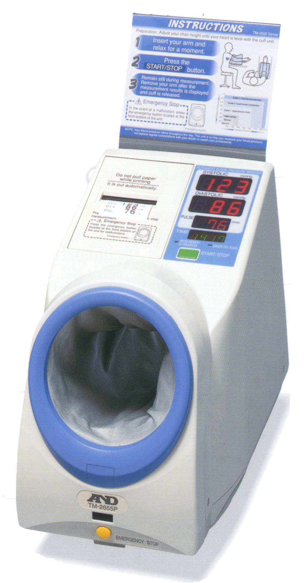 Máy đo huyết áp bắp tay tự động A&D TM-2655P