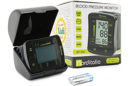 Máy đo huyết áp cổ tay Norditalia BP-500