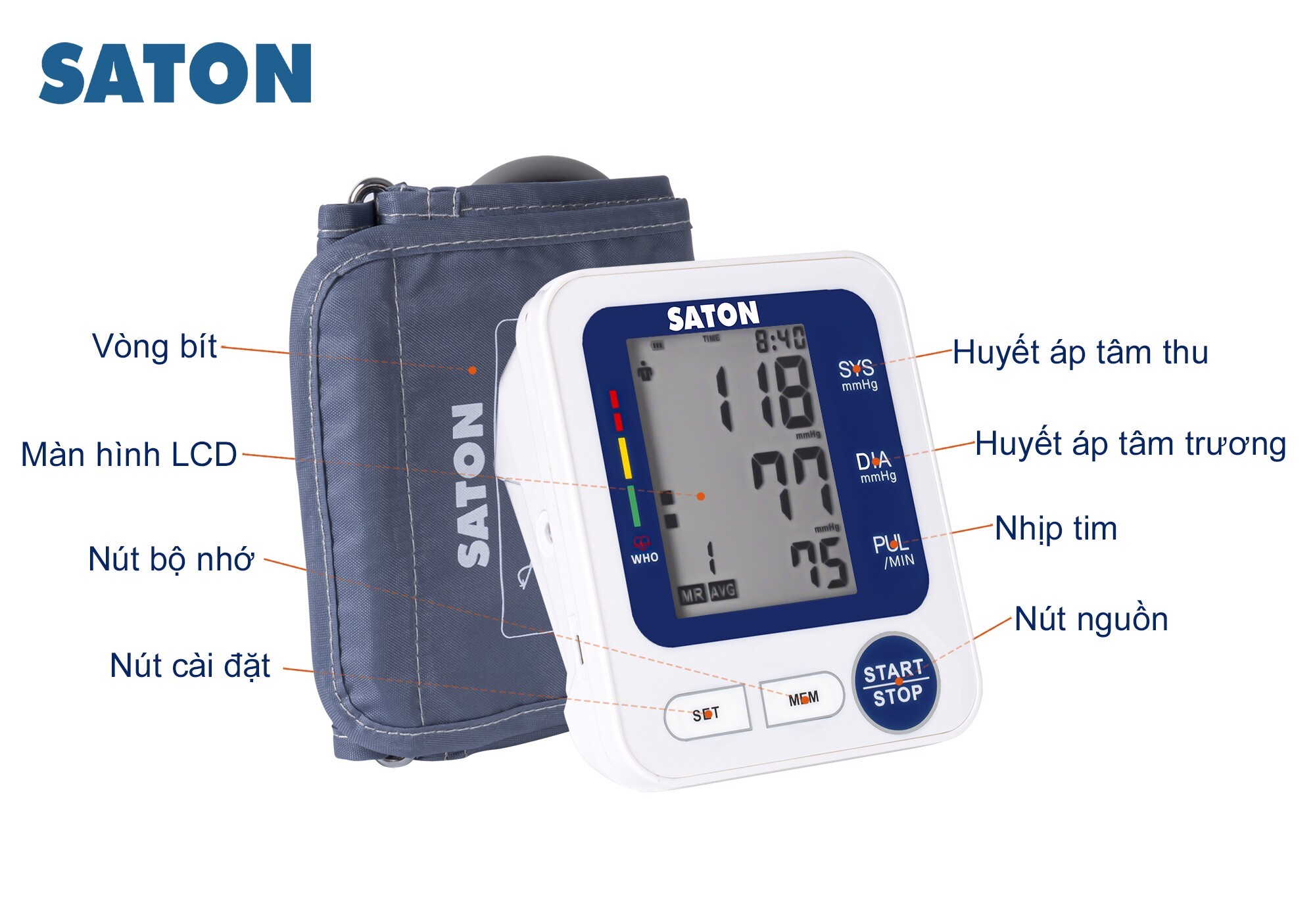 Máy đo huyết áp SATON BSX516