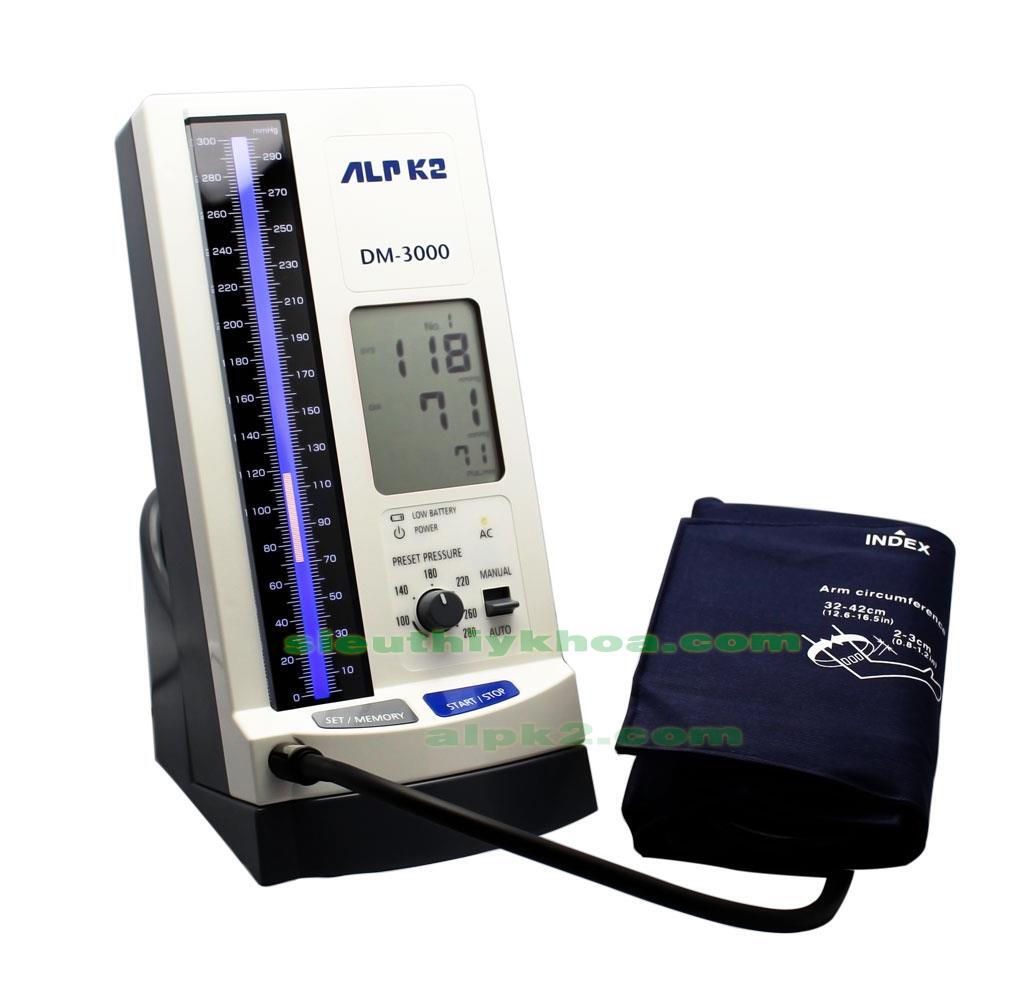 Máy đo huyết áp thủy ngân điện tử ALPK2 DM-3000