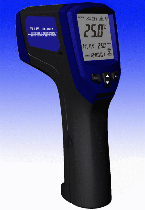 Máy đo nhiệt độ tia chùm Flus IR-870