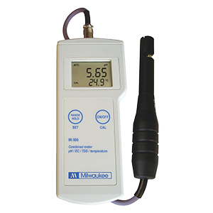 Máy đo pH/EC/TDS/Nhiệt độ cầm tay Milwaukee Mi806