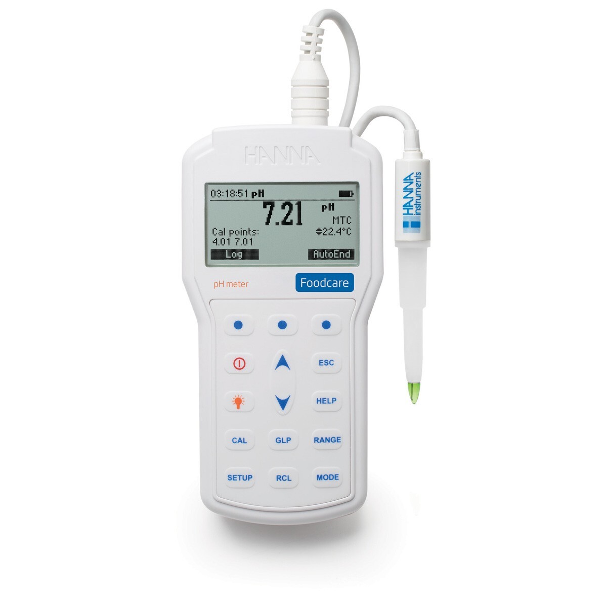 Máy đo pH/nhiệt độ trong sản phẩm sữa Hanna HI98161