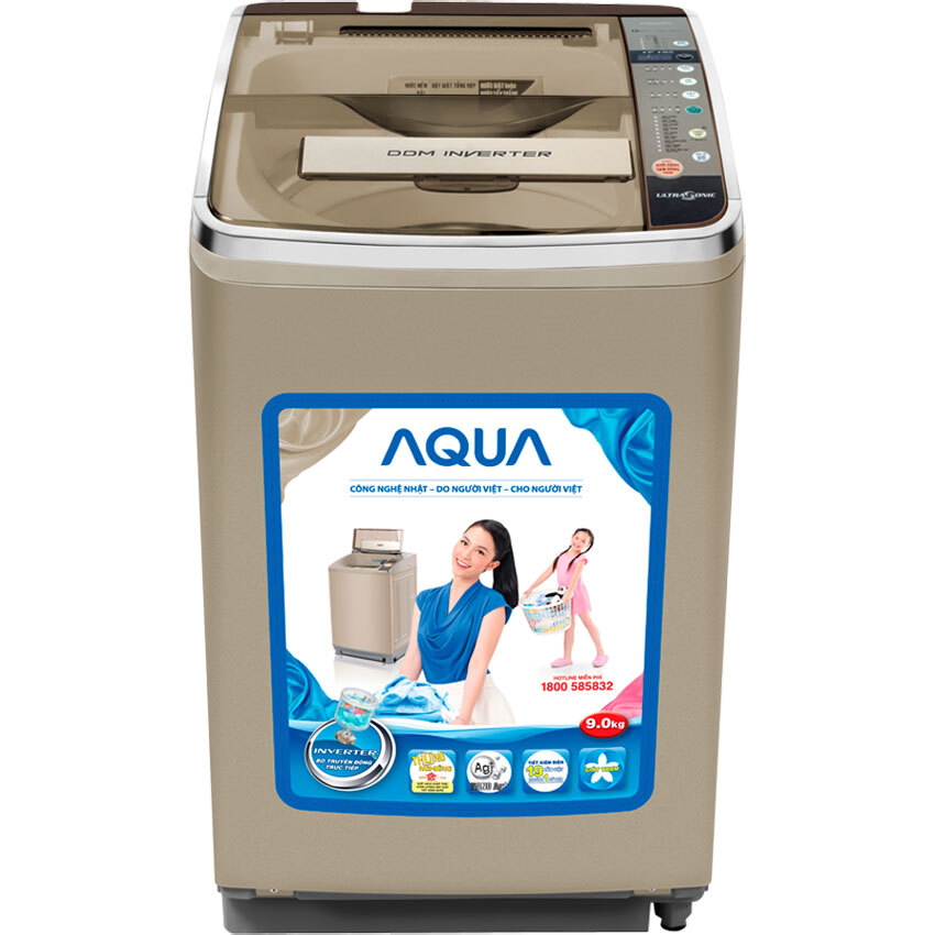Máy giặt Aqua Inverter 9 kg AQW-D901AT N