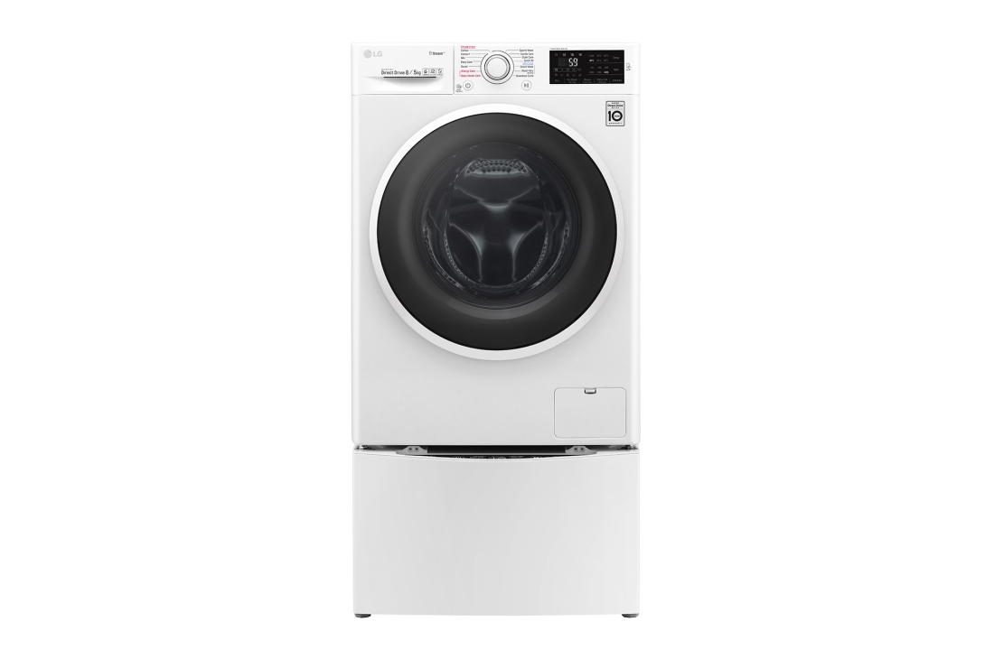 Máy giặt sấy LG Inverter 8 kg TWC1408D4W