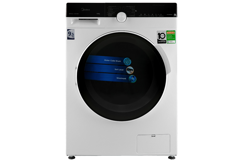 Máy giặt Midea Inverter 9.5 kg MFK95-1401WK