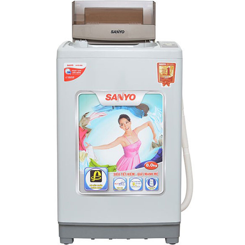 Máy giặt Sanyo 8 kg ASW-S80KT