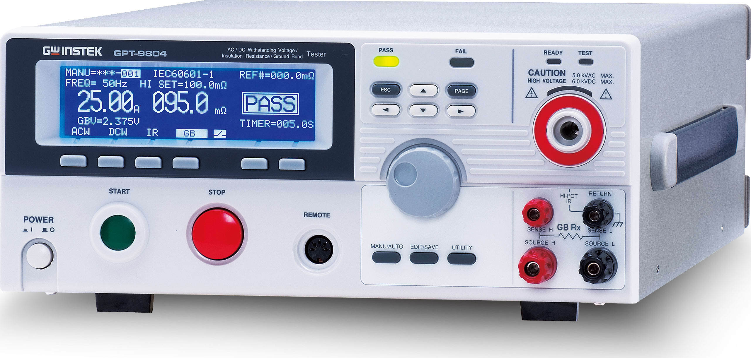 Máy kiểm tra an toàn điện GWinstek GPT-9801