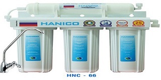 Máy lọc nước Hanico HNC-66 - 4 lõi, không tủ