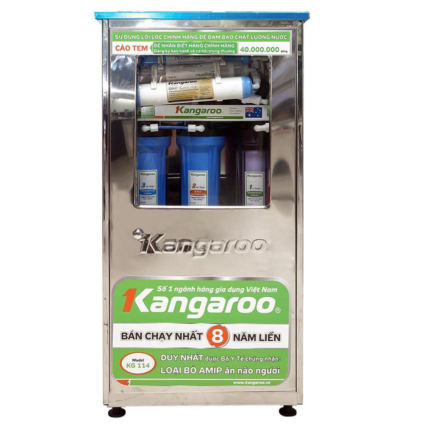 Máy lọc nước Kangaroo KG114 (KG-114NT) - 7 lõi, vỏ nhiễm từ