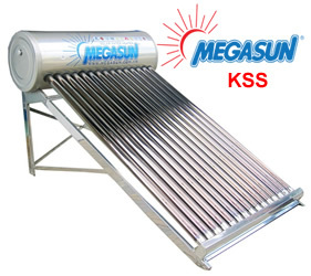 Bình nóng lạnh thái dương năng Megasun dòng KSS 240L