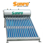 Bình nóng lạnh thái dương năng SunPo 1500 lít