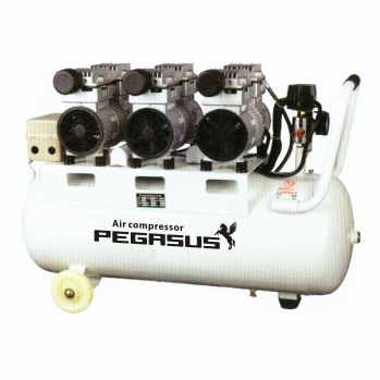 Máy nén khí không dầu giảm âm Pegasus TM - OF1500x2 (4HP)