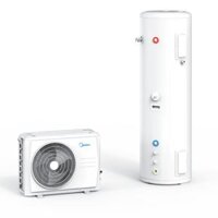 Máy nước nóng bơm nhiệt Midea MHW-F30WN1E + MT-200R30E20 Split