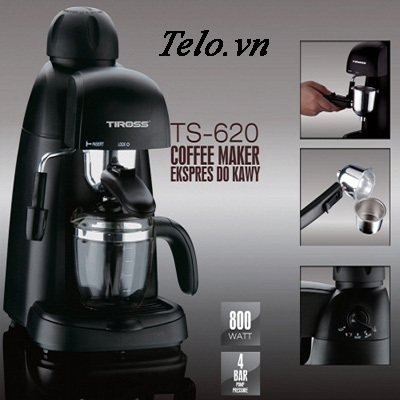 Máy pha cafe Espresso Tiross TS620 (TS-620), 800W
