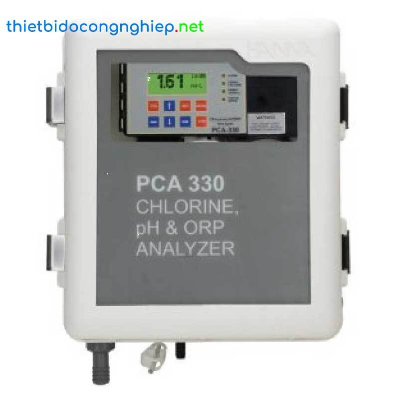 Máy phân tích và kiểm soát Clo, pH, ORP và nhiệt độ Hanna PCA330