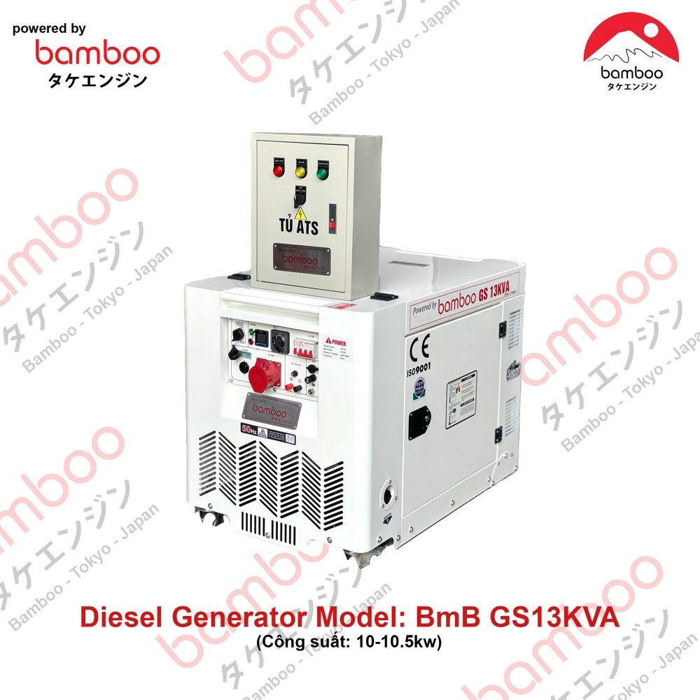 Máy phát điện Bamboo GS13KVA chạy Diesel