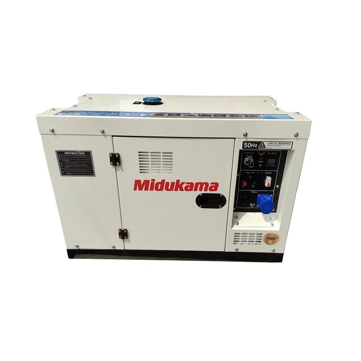 Máy phát điện chạy dầu 10Kva Midukama HL12000S