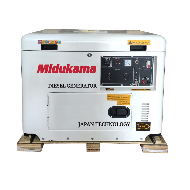Máy phát điện chạy dầu 10Kva Midukama HL12000S3