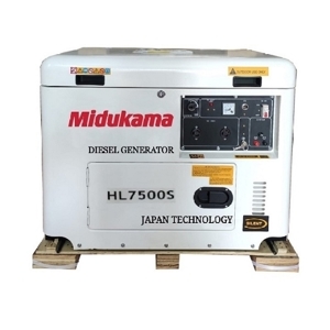 Máy phát điện chạy dầu 5.5Kw Midukama HL7500S