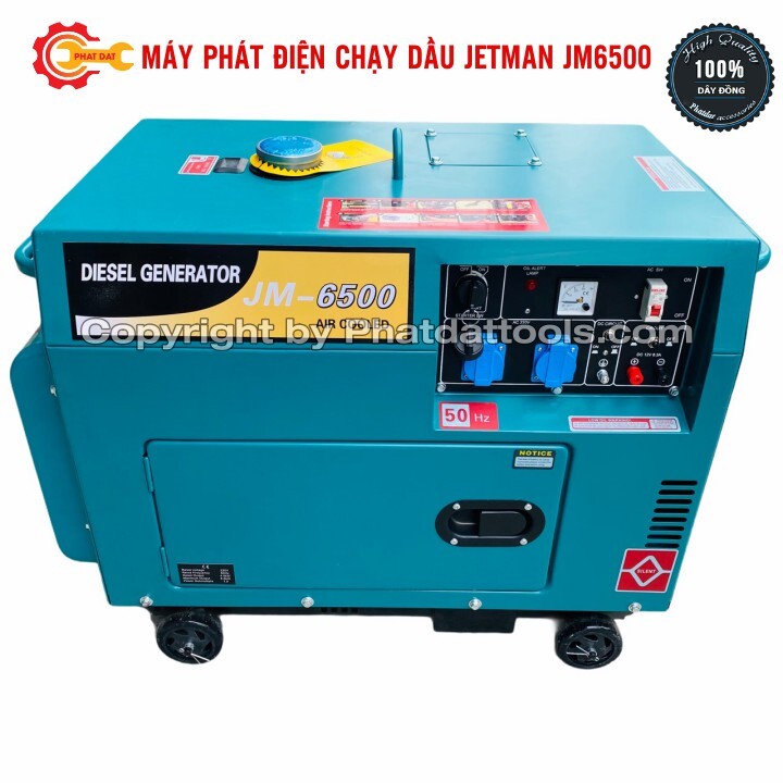 Máy phát điện chạy dầu Jetman JM6500