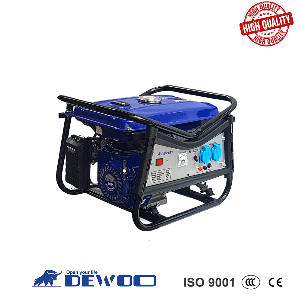 Máy phát điện chạy xăng Dewoo DW-2800