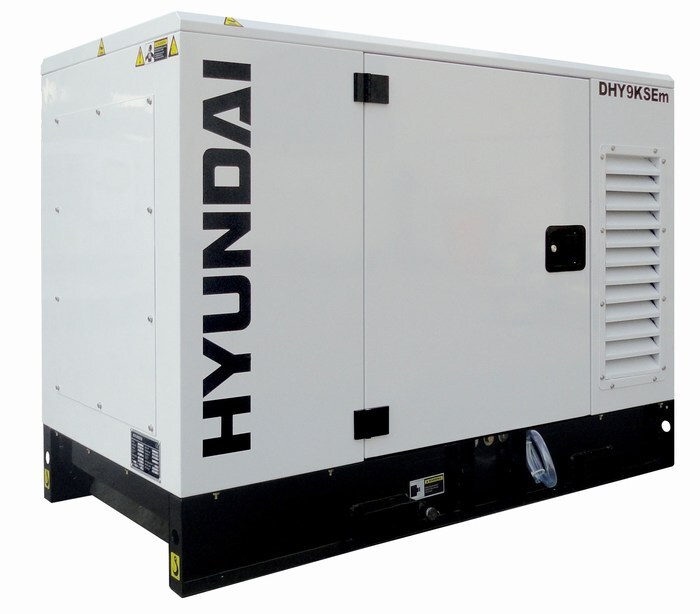 Máy phát điện Hyundai DHY9KSEm (DHY-9KSEm) - 8.8 KVA