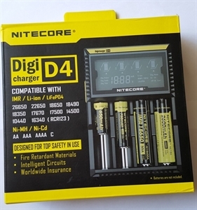 Máy Sạc Pin Đa Năng LCD Nitecore D4