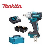 Máy siết bu lông dùng pin 18V Makita DTW285RFE (18V, 3Ah)